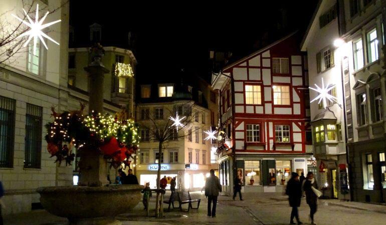Weihnacht in der Altstadt von St. Gallen