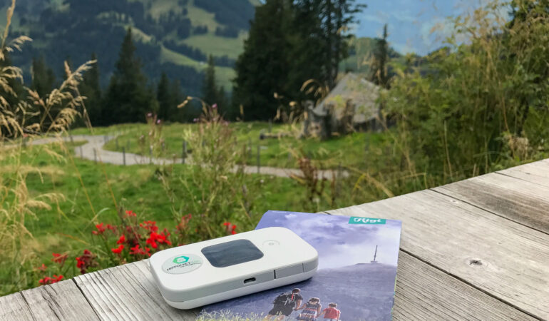 Mobiles Internet in der Schweiz mit dem mobilen Hotspot von Hippocketwifi