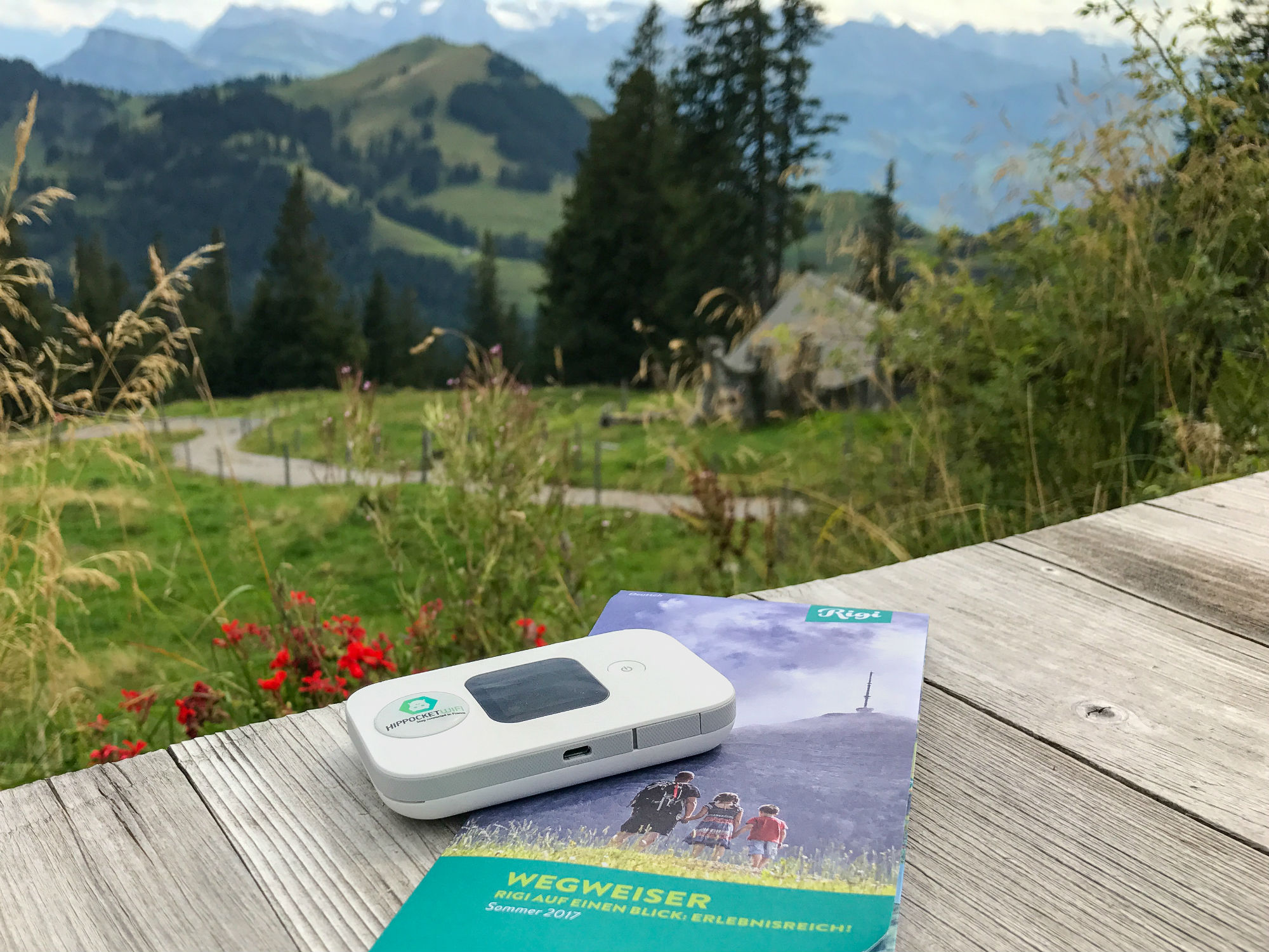 Mobiles in der Schweiz mit dem mobilen Hotspot von Hippocketwifi